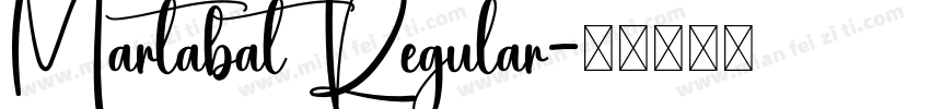 Martabat Regular字体转换